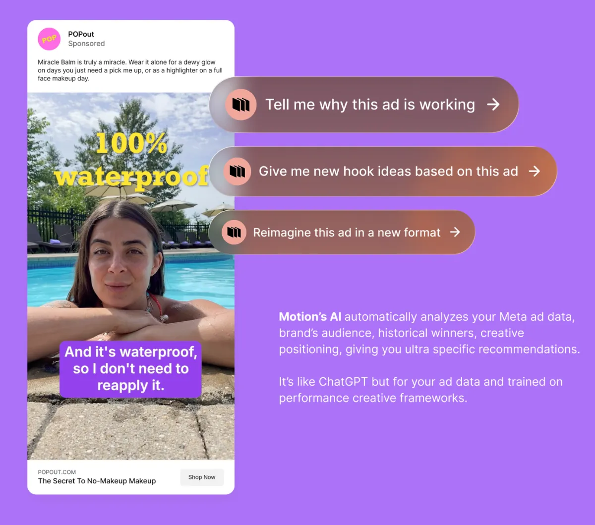 Motion is like ChatGPT but for your ad data